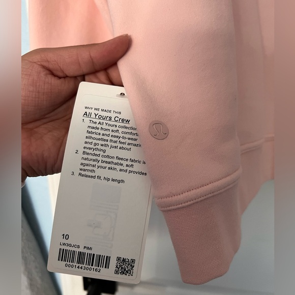 NEW Lululemon pink crewneck pullover - Picture 6 of 7